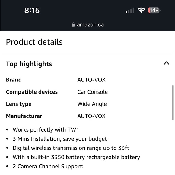 Wireless vehicle camera 🚙 - Picture 2 of 2